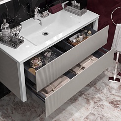 Opadiris Мебель для ванной Рубинно 120 подвесная серая – фотография-7